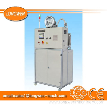 Powder coating machine for weling line